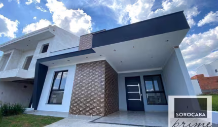 Casa com 3 dormitórios à venda, 103 m² por R$ 780.000,00 - Condomínio Terras de São Francisco - Sorocaba/SP