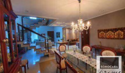 Sobrado com 4 dormitórios à venda, 360 m² por R$ 2.200.000,00 - Condomínio Village Sunset - Sorocaba/SP