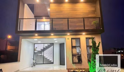 Sobrado com 3 dormitórios à venda, 148 m² por R$ 795.000,00 - Horto Florestal Villagio - Sorocaba/SP