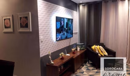 Apartamento com 3 dormitórios à venda, 86 m² por R$ 485.000,00 - Condomínio Plaza Madrid Campolim - Sorocaba/SP