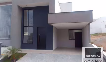 Casa com 3 dormitórios à venda, 147 m² por R$ 1.000.000,00 - Condomínio Villagio Milano - Sorocaba/SP