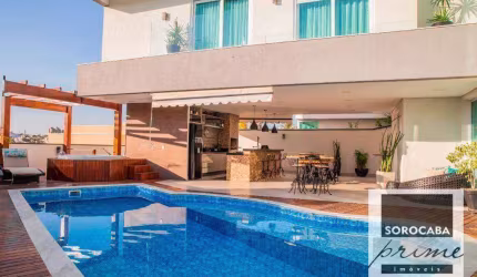 Sobrado com 5 dormitórios (sendo 3 suítes) à venda, 416 m² por R$ 5.600.000 - Alphaville - Votorantim/SP