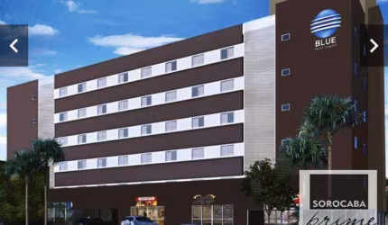 Apartamento com 1 dormitório para alugar, 34 m² por R$ 4.380,00/mês - Vila São João - Sorocaba/SP