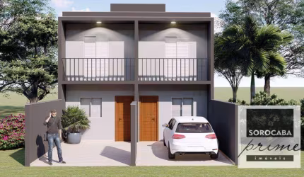 Sobrado com 2 dormitórios à venda, 72 m² por R$ 305.000,00 - Jardim Wanel Ville V - Sorocaba/SP