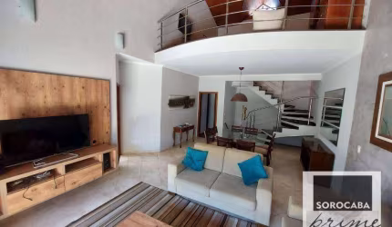 Sobrado com 3 dormitórios para alugar, 220 m² por R$ 8.045,00/mês - Condomínio Vila dos Inglezes - Sorocaba/SP