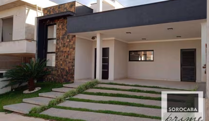Casa com 3 dormitórios à venda, 155 m² por R$ 930.000 - Villagio Wanel - Sorocaba/SP