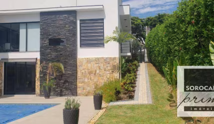 Casa com 3 suítes ( com projeto para até 5 suítes) à venda, 407 m² por R$ 3.980.000 - Condomínio Fazenda Imperial Sorocaba - Sorocaba/SP