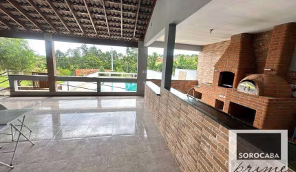 Chácara com 3 dormitórios à venda, 2500 m² por R$ 800.000,00 - Caguaçu - Sorocaba/SP
