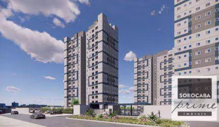 Apartamento lançamento com 2 dormitórios ( sendo 1 suíte) à venda, 47 m²- Jardim Novo Mundo - Sorocaba/SP