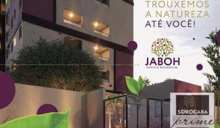 Apartamento lançamento com 2 dormitórios ( sendo 1 suíte) à venda, 64 m² - Edifício Jaboh- Jardim Maria do Carmo - Sorocaba/SP