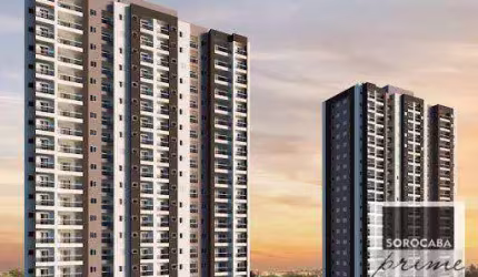 Apartamento lançamentos com 3 dormitórios ( sendo 1 suíte ) à venda, 60 m² - JJR BUENA VISTA CLUBE - Boa Vista - Sorocaba/SP