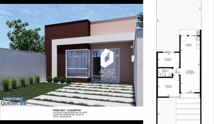 Casa em condominio fechado, com design moderno