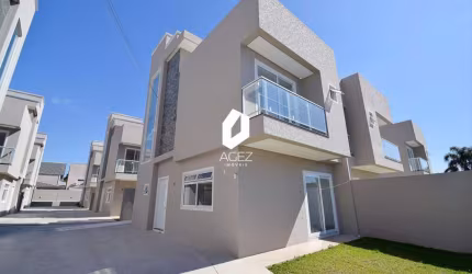 SOBRADO TRIPLEX c/140m² - 03 Qtos sendo 01 Suíte - Terraço Gourmet c/ Churrasque