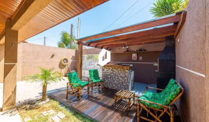 Casa semi mobiliada, com ampla área gourmet!