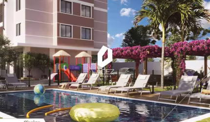 Apartamentos de 2 quartos,  sacada com churrasqueira e vaga de garagem, no Prado