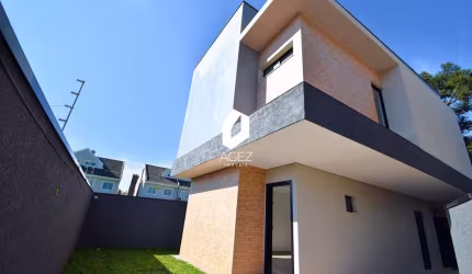 Sobrado novo a venda em condomínio, 03 quartos 01 suíte, quintal e terraço!