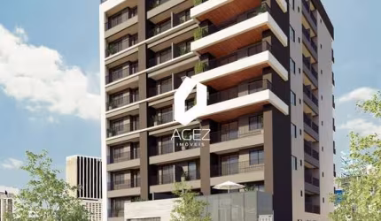 Apartamento Studio com 01 quarto e sacada no Centro Cívico