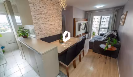 Apartamento em condomínio clube, 2 quartos sendo 1 suíte.