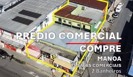 Prédio Comercial, com  137,12 m² A.C.,  à Venda no Manôa, Manaus