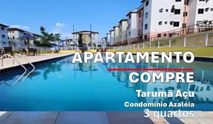 Vendo Condomínio Azaléia, 3 quartos, 48m², 3° andar - Tarumã Açu