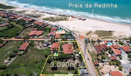 TERRENO BEIRA MAR EM NATAL/ PRAIA DA REDINHA/ PRAIA DE PONTA NEGRA/ VISTA MAR/ FRENTE MAR