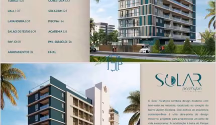 Solar Parahyba Residence Flat - APARTAMENTO PADRÃO/ APARTAMENTO NO SOLAR PARAHYBA RESIDENCE FLAT/ APARTAMENTO EM JARDIM OCEANIA/ APARTAMENTO EM JOAO PESSOA