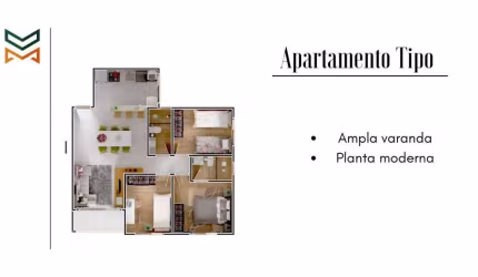 Apartamento à venda, 3 quartos, 1 suíte, 2 vagas, Tirol - Belo Horizonte/MG