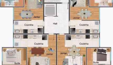 Apartamento à venda, 3 quartos, 1 suíte, 2 vagas, Miramar - Belo Horizonte/MG