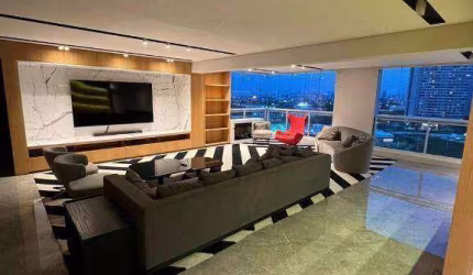 Alto padrão com vista para o Parque – 283 m², 4 dorms, mobiliado, no Jardim das Perdizes