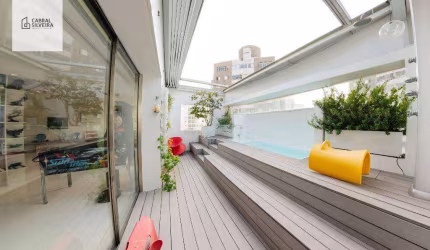 Cobertura com 2 suítes à venda, 202 m² por R$ 5.000.000 - Moema - São Paulo/SP