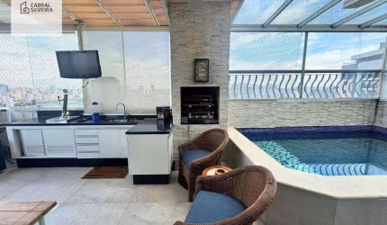 Cobertura com 3 suítes à venda, 181 m²  - Moema - São Paulo/SP