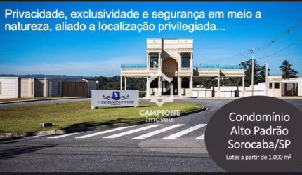 Terreno à venda, 1233 m² por R$ 925.162,50 - Alto da Boa Vista - Sorocaba/SP