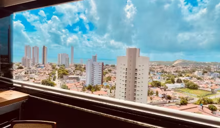 Lindo apartamento com vista pro mar com  quartos Ponta Negra - Natal RN