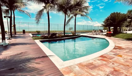 Lindo apartamento giardino com 123m² com 2 quartos em Cotovelo