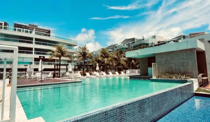 Lindo apartamento com 57m² a beira mar em Cotovelo