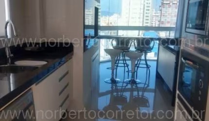 Apartamento mobiliado 4 suítes, quadra mar, Itapem