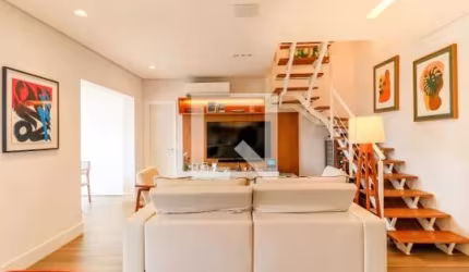 Apartamento no 9º andar mobiliado com 2 dormitórios e 2 garagens