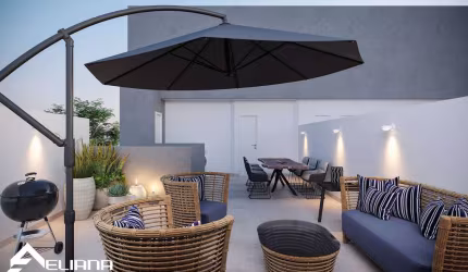 Cobertura 2 dormitórios - 67,55 m² - Vl. Guiomar - P. Entrega 07/2025