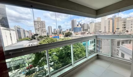 STUDIO COM VARANDA  VAGA VISTA PREVILEGIADA EM PINHEIROS FL48