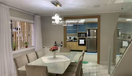 Sobrado Jardim das Vertentes: 150 m², 3 dormitórios, suíte, 4 vagas, colado ao metrô. FL23