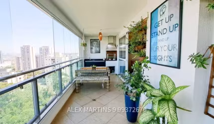APARTAMENTO 3 SUÍTES - 2 VAGAS - SHOPPING JD SUL E MORUMBI TOUER