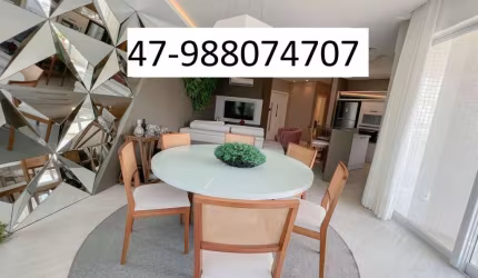 Apartamento para locação, andar alto, com vista incrível a noite e vista mar