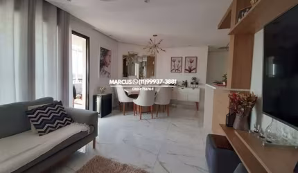Linda cobertura no Bonfiglioli, Butantã, Terraço Gourmet, todo mobiliado, 3 dorms. FL23