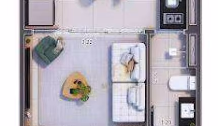 Apartamento com 1 dormitório à venda, 40 m² por R$ 370.061 - Tenório - Ubatuba/SP