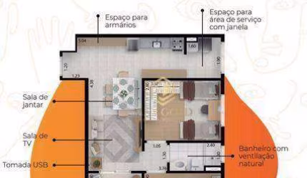 Apartamento com 2 dormitórios à venda, 63 m² por R$ 419.000,00 - Esplanada Independência - Taubaté/SP