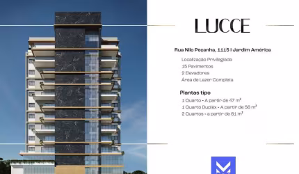 Apartamento Duplex com 1 Quarto e 1 vaga – Edifício LUCCE