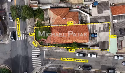 Terreno à venda na Rua Urbano Duarte, 423, Vila Baruel, São Paulo, 303 m2 por R$ 1.500.000
