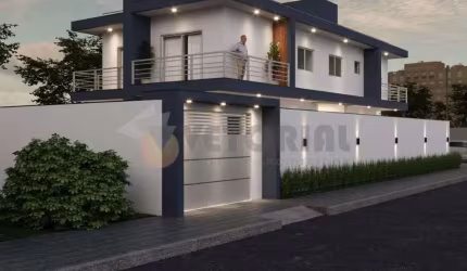 Sobrado com 3 dormitórios à venda, 113 m² por R$ 600.000 - Balneário dos Golfinhos - Caraguatatuba/SP