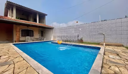 Sobrado com 3 dormitórios à venda, 160 m² por R$ 650.000,00 - Pontal de Santa Marina - Caraguatatuba/SP