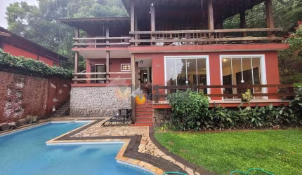 Sobrado com 5 dormitórios à venda, 316 m² por R$ 3.500.000,00 - T Pequeno - São Sebastião/SP